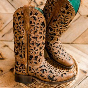 ✜NWT✜ Corral 30-Second Trailer Square Toes A4129